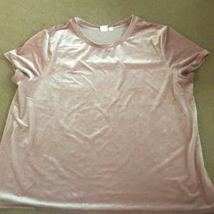 Gap Pink Velvet T-Shirt